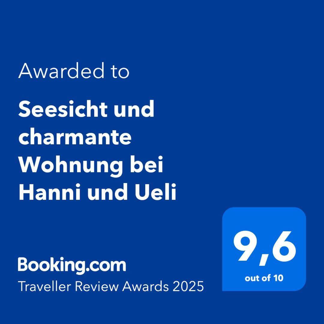 Seesicht Und Charmante Wohnung Bei Hanni Und Ueli Bottighofen エクステリア 写真